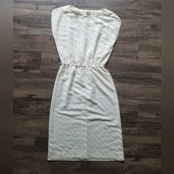 ☀️ Vintage Diagonal Striped Dress - Picture 6 of 6